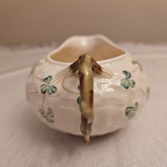 Vintage Belleck Shamrock Creamer - Picture 4 of 8